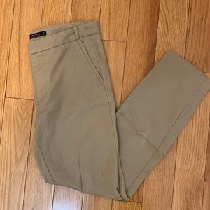 Zara basics collection tan pants